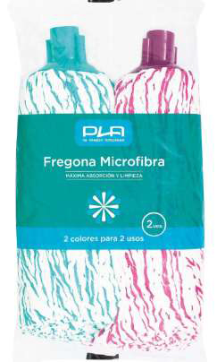 DUPLO FREGONA MICROFIBRA TRENZADA