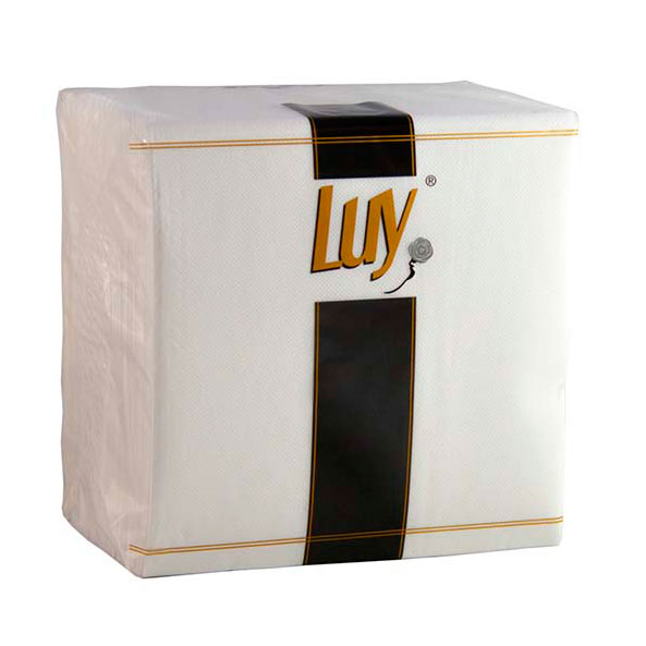 SERVILLETA 40X40 PUNTA PUNTA BLANCA 18PQ/100UND.