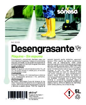 DESENGRASANTE SIN ESPUMA